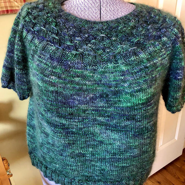 Finished my #beautifulsmockedsweater designed by...