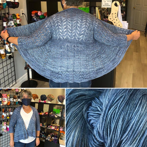 A gorgeous #hitofudecardigan by Janice...