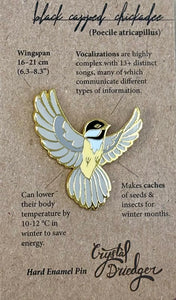 Chickadee in Flight PIN