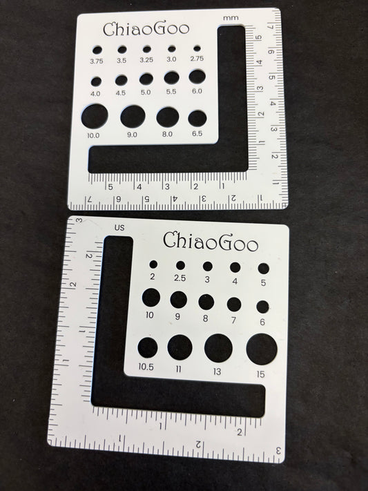 Chiaogoo 3” Swatch/Needle Gauge