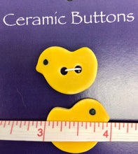 Chick Ceramic Buttons