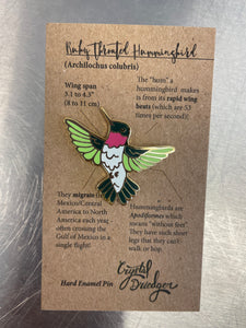 Ruby-throated Hummingbird PIN